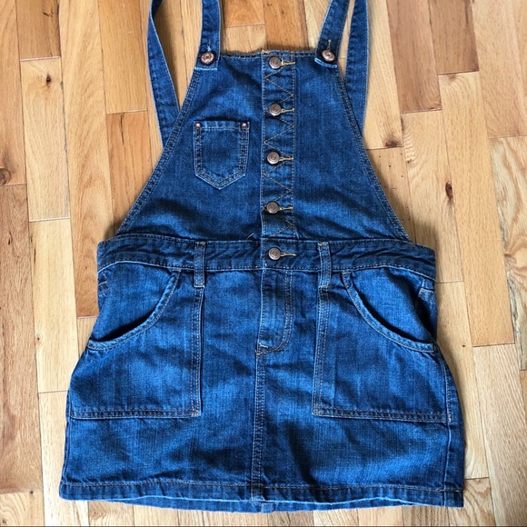 Old Navy Denim - Old Navy denim overall skirt, size medium